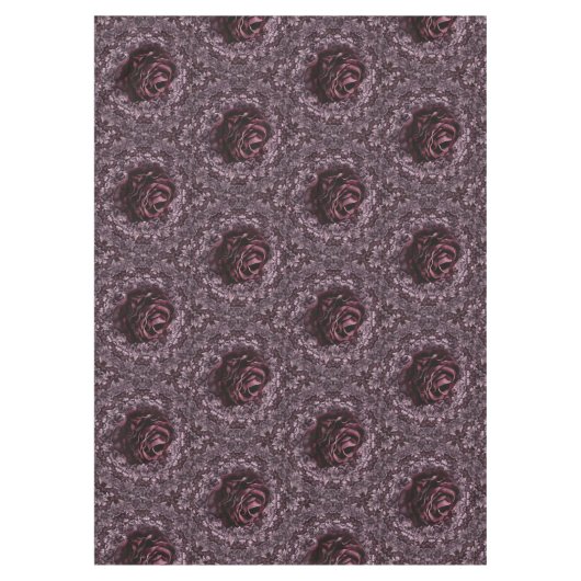 Rose Mandala Tischdecke (Vorderseite)