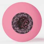 Rose Mandala Tischtennisball (Rückseite)