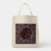 Rose Mandala Tragetasche (Rückseite)