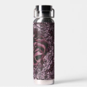 Rose Mandala Trinkflasche (Rückseite)