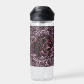 Rose Mandala Trinkflasche (Rückseite)