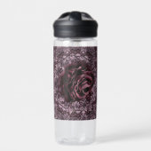 Rose Mandala Trinkflasche (Vorderseite)