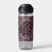 Rose Mandala Trinkflasche (Rückseite)