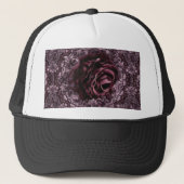 Rose Mandala Truckerkappe (Vorderseite)
