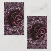 Rose Mandala Visitenkarte (Vorne/Hinten)