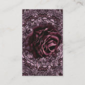 Rose Mandala Visitenkarte (Vorderseite)