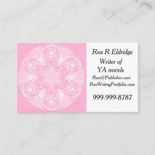 Rose Mandala Visitenkarte