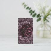 Rose Mandala Visitenkarte (Stehend Vorderseite)