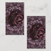 Rose Mandala Visitenkarte (Vorne/Hinten)
