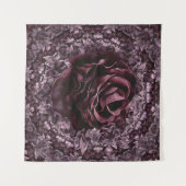 Rose Mandala Wandteppich (Vorderseite)