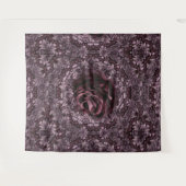 Rose Mandala Wandteppich (Vorderseite (Horizontal))