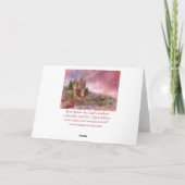 Rose Manor Danke Karte (Rückseite)
