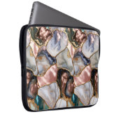 Rose Marble Laptop Hülle Elegantes Case (Vorne Rechts)