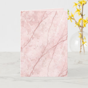 Rose Marble Organic Dusty Rose Rouge  Karte