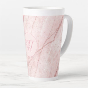 Rose Marble Organic Dusty Rose Rouge Milchtasse