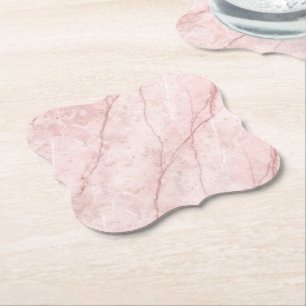 Rose Marble Organic Dusty Rose Rouge Untersetzer