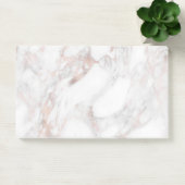 Rose Marble Trendy Template Eleganter Hintergrund Post-it Klebezettel (Büro)