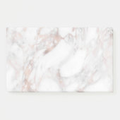 Rose Marble Trendy Template Eleganter Hintergrund Post-it Klebezettel (Vorderseite)