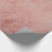 Rose Marmormor Vintages Steampunkpapier Geschenkpapier (Ecke)