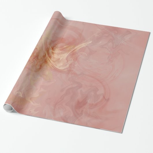 Rose Marmormor Vintages Steampunkpapier Geschenkpapier (Ungerollt)