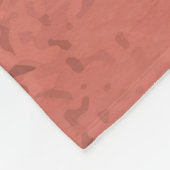 Rose Marmortextur Fleecedecke (Ecke)