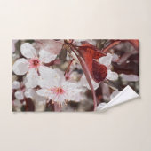 Rose Maroon Flora Badhandtuch Set (Handtuch)