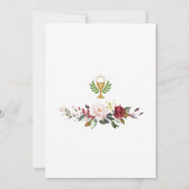 Rose Marsala Einladung (Rückseite)