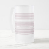 Rose Mattglas Bierglas (Vorderseite Links)