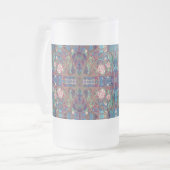 Rose Mattglas Bierglas (Vorderseite Links)