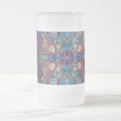 Rose Mattglas Bierglas (Mittel)