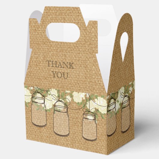 Rose Maurer Jar Brautparty Günstige Box Geschenkschachtel (Geöffnet)