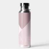 Rose Mauve Blush Pink Trinkflasche (Links)