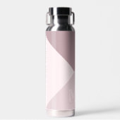 Rose Mauve Blush Pink Trinkflasche (Vorne)