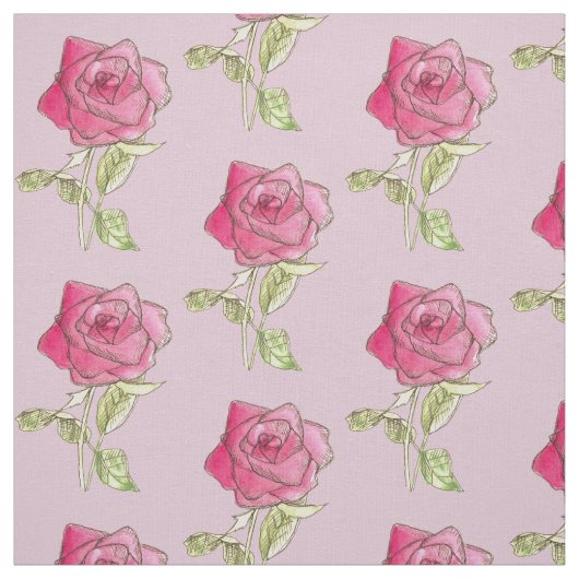 Rose Mauve Mauve Stoff (Muster)