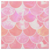 Rose-Meerjungwaage Stoff (Nahaufnahme)