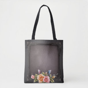 Rose Mehrdruck-Tasche, Mittel Tasche
