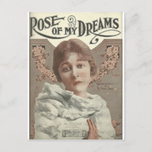 Rose meiner Träume mrs charlie chaplin Postkarte