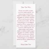 Rose meines Herzens (Rückseite)