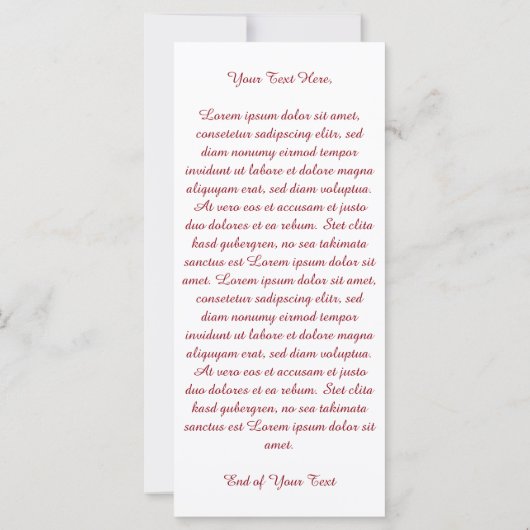 Rose meines Herzens (Rückseite)