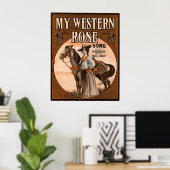 Rose meines Westerns Poster (Heimbüro)
