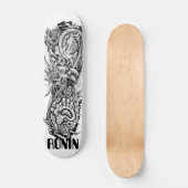 Rose Metal Dragon Tiger Survivor Skateboard Deck (Vorderseite)