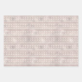 Rose Metallverpackungspapierblätter Geschenkpapier Set (Vorderseite 2)