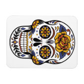 Rose Mexican Sugar Skull Day of the Dead Magnet (Horizontal)