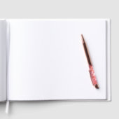 Rose Milch handgefertigte Seife QR-Code hinzufügen Gästebuch (Innen)
