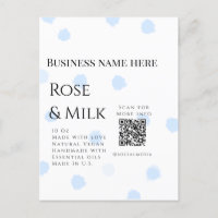 Rose Milch handgefertigte Seife QR-Code hinzufügen