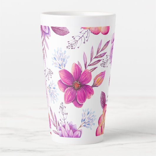 Rose Milchtasse (Vorderseite)