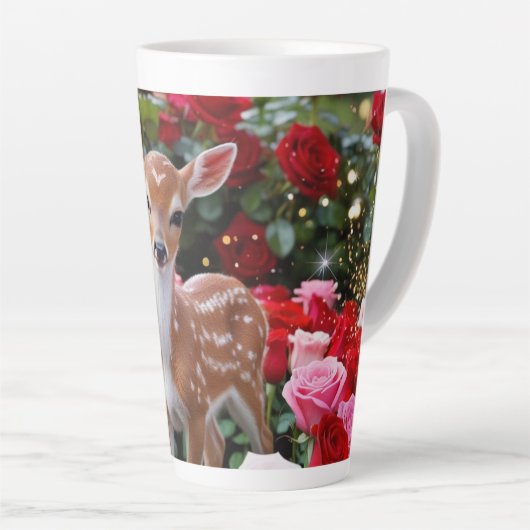 Rose Milchtasse (Rechte Ecke)