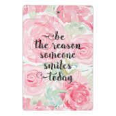 Rose Mini Klemmbrett (Rückseite)