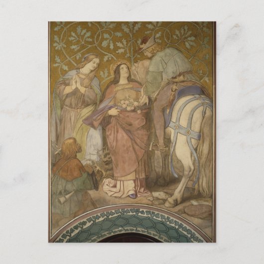 Rose Miracle, c.1855 Postkarte (Vorderseite)