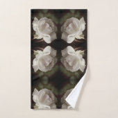 Rose mit Abstrakten Vintagen Raindrops Badhandtuch Set (Handtuch)